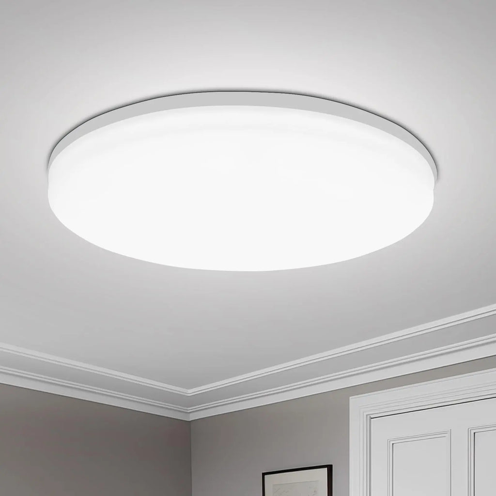 Round LED Ceiling Light – Slim Flush Mount (18–48W)