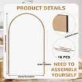 Scalloped Wooden Arch Wall Panel