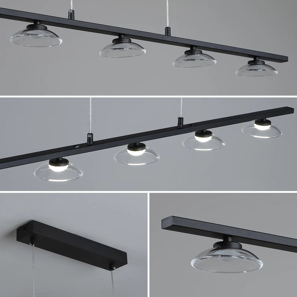 Modern Linear LED Chandelier – Dining & Kitchen Island