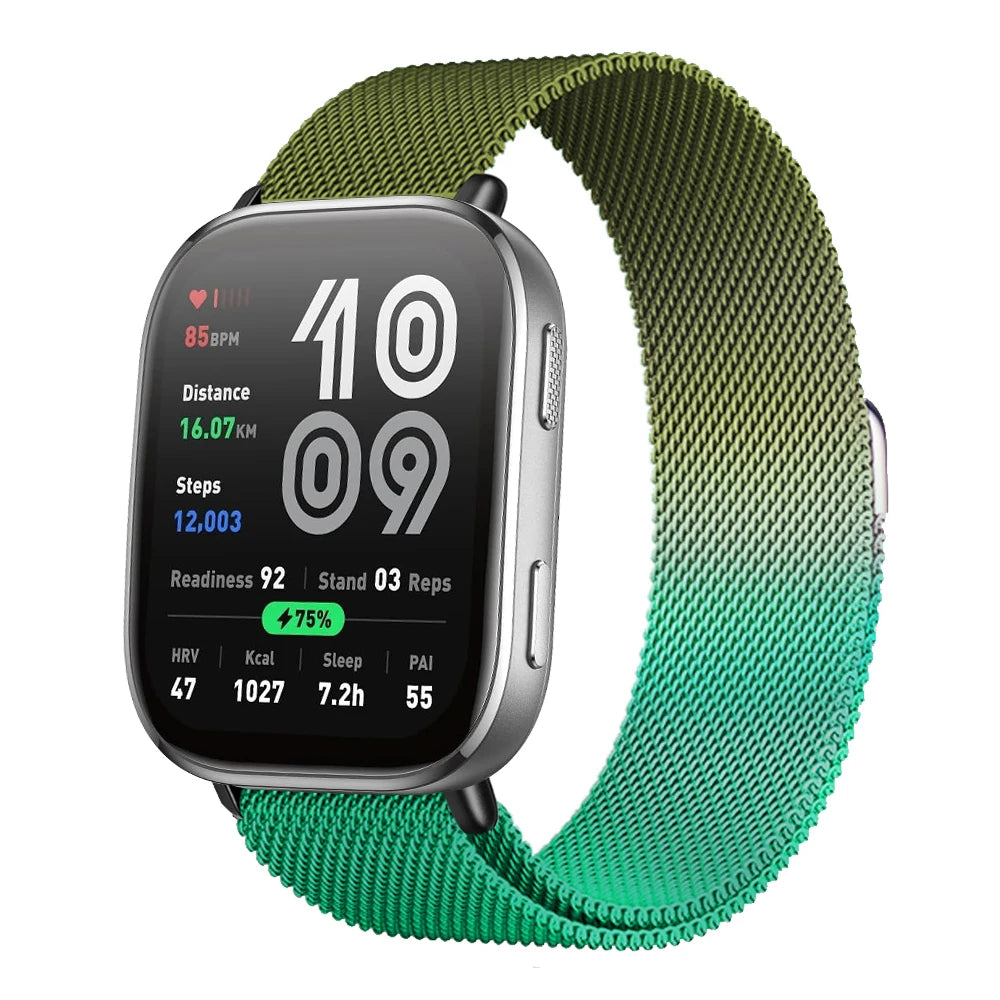 Magnetic Metal Mesh Strap for Amazfit Bip 6 (22mm)