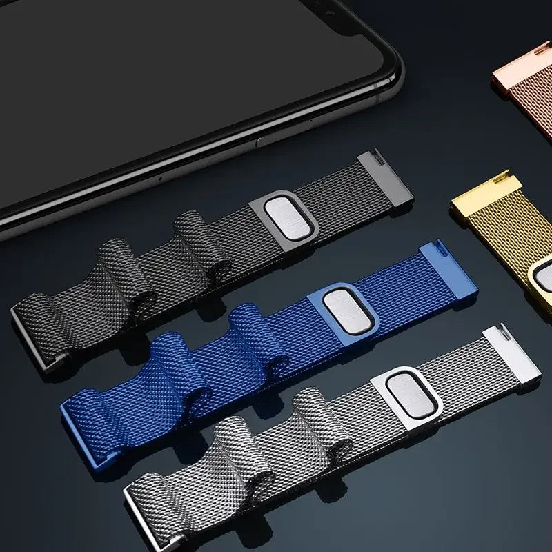 Magnetic Metal Mesh Strap for Amazfit Bip 6 (22mm)