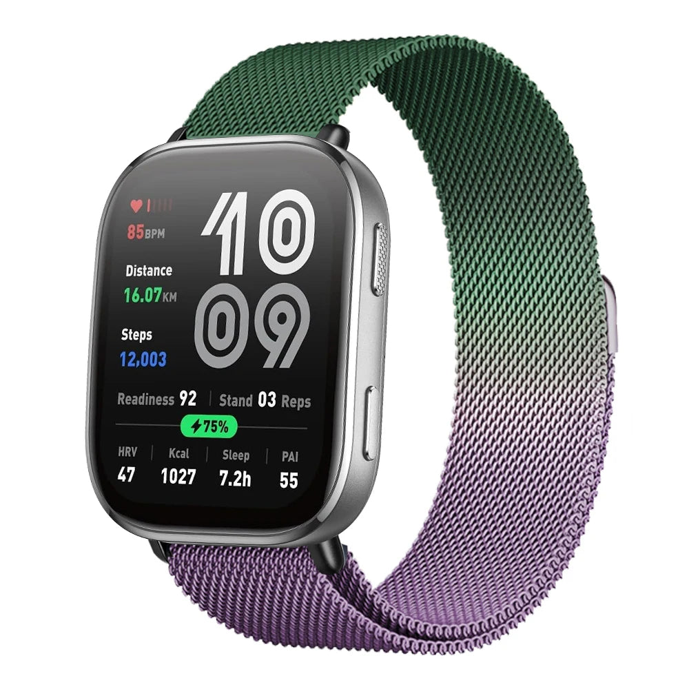 Magnetic Metal Mesh Strap for Amazfit Bip 6 (22mm)