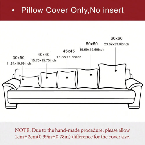 Black Cushion Cover Chenille Throw PillowCover 30/40/45cm Decorative Pillows for Sofa Bed Velvet Luxury Sofa Cushions Home Decor