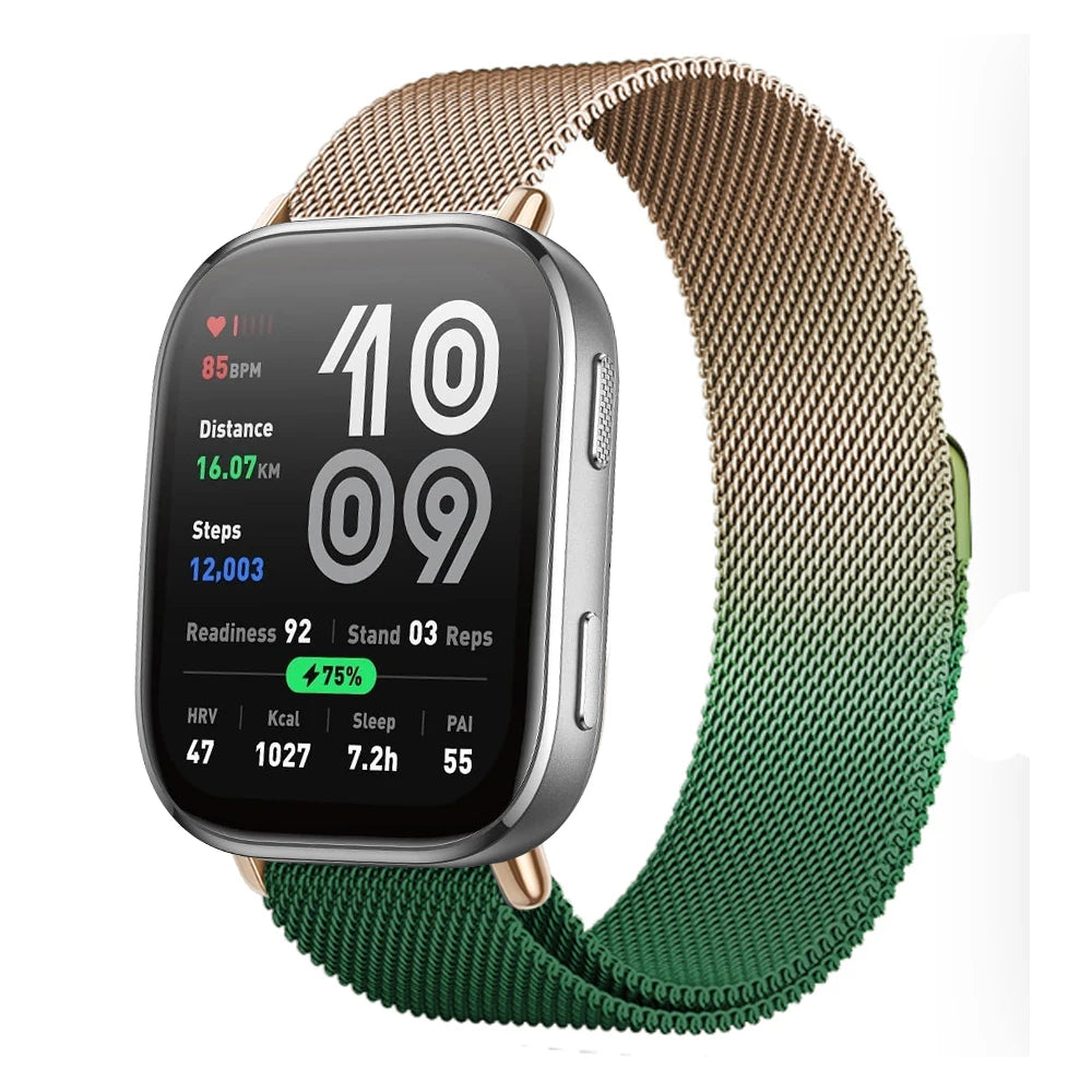 Magnetic Metal Mesh Strap for Amazfit Bip 6 (22mm)
