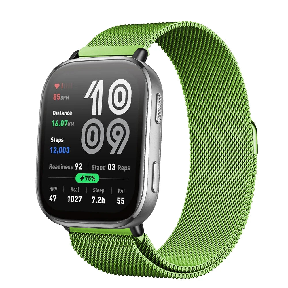 Magnetic Metal Mesh Strap for Amazfit Bip 6 (22mm)