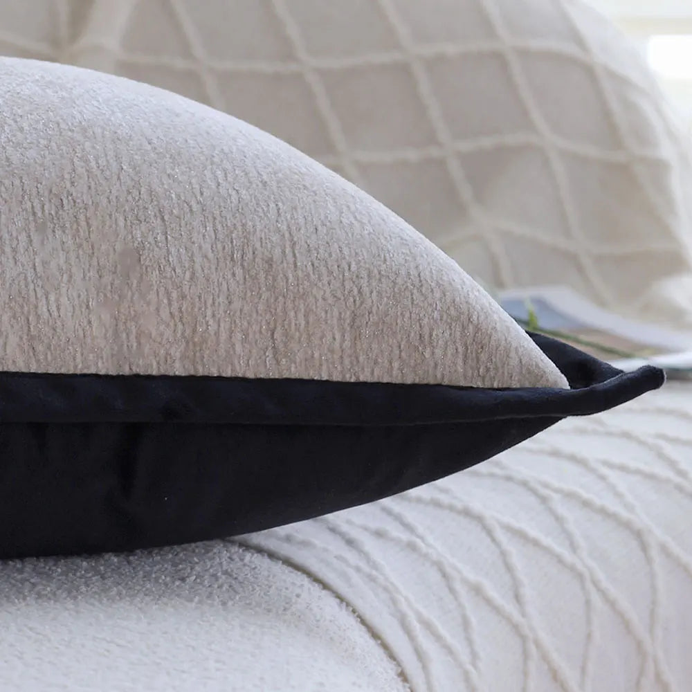 Cushion Cover 45x45 Ultra Soft Throw Pillow Cover Chenille Decorative Pillows for Sofa Living Room Cojines Decorativos Para Sofá