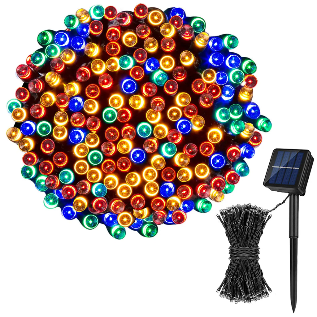 Solar Outdoor Fairy Lights – Waterproof, 8 Modes