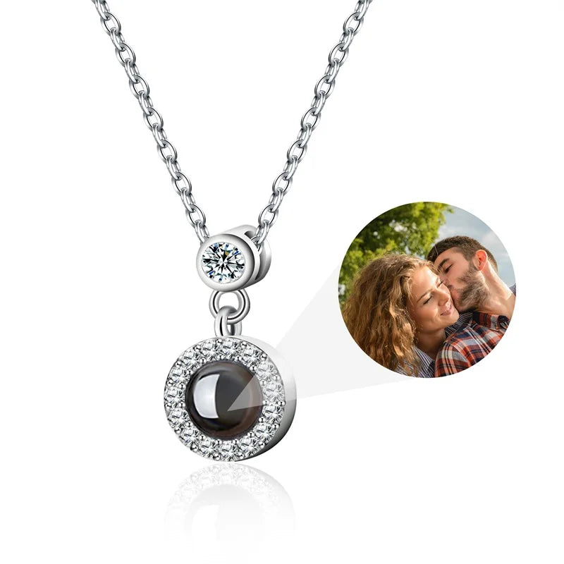 Custom Photo Projection Necklace – Your Picture Hidden Inside