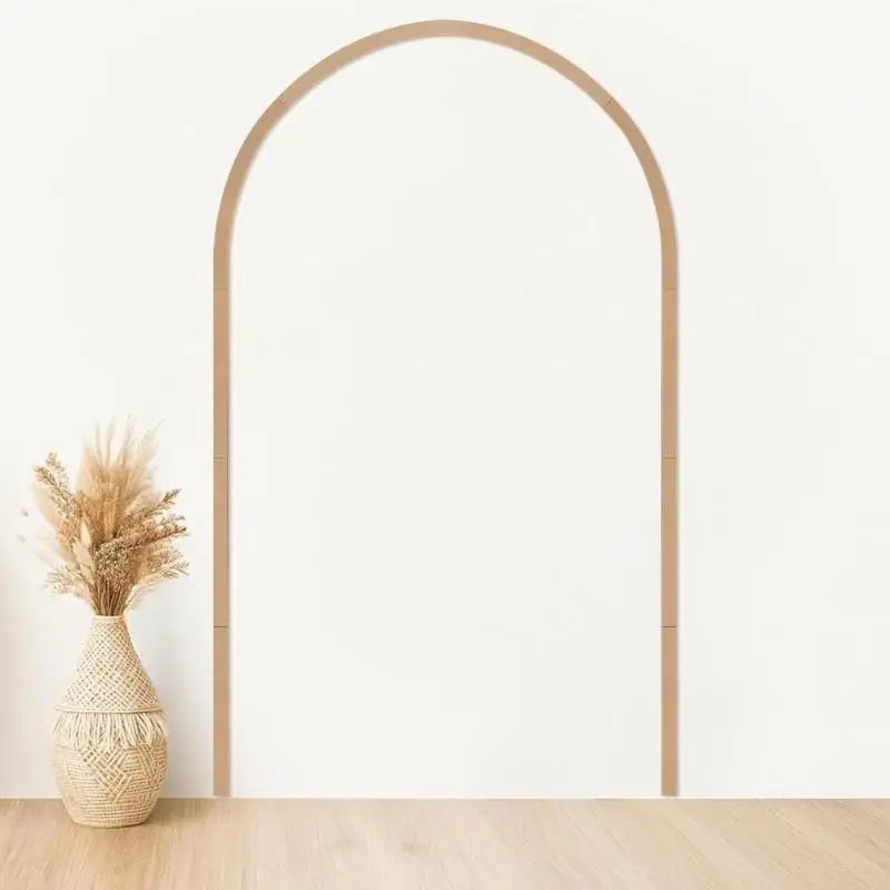 Scalloped Wooden Arch Wall Panel