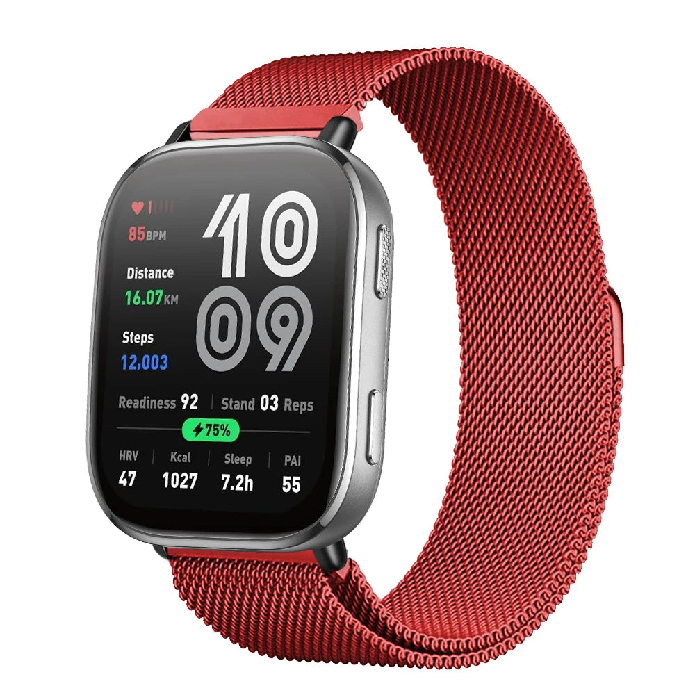 Magnetic Metal Mesh Strap for Amazfit Bip 6 (22mm)