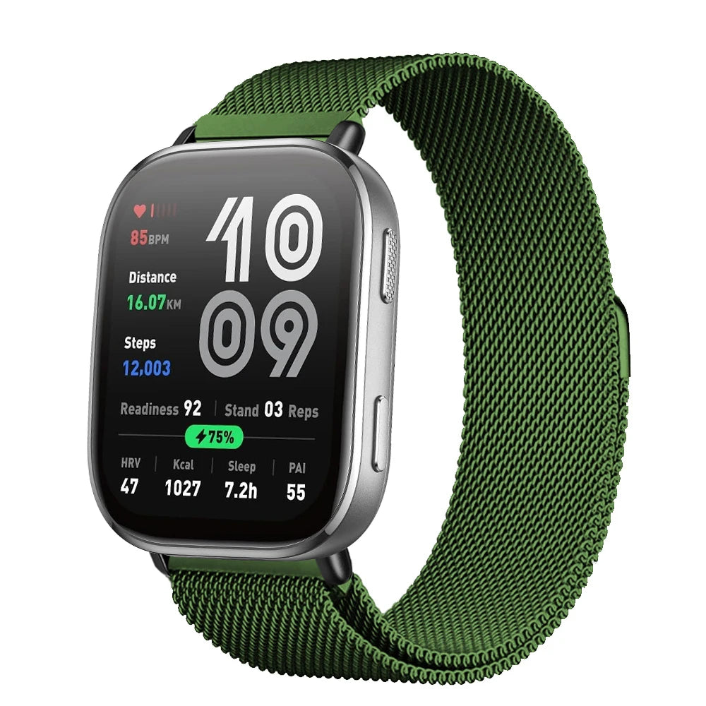 Magnetic Metal Mesh Strap for Amazfit Bip 6 (22mm)