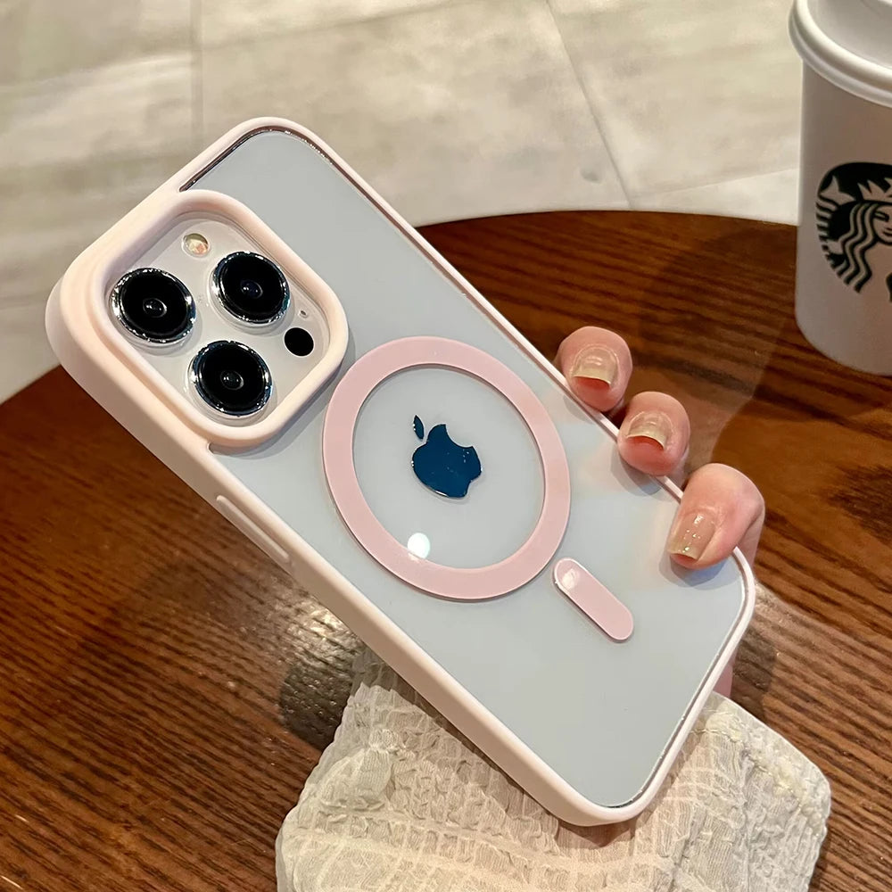Clear MagSafe Case for iPhone 11–17