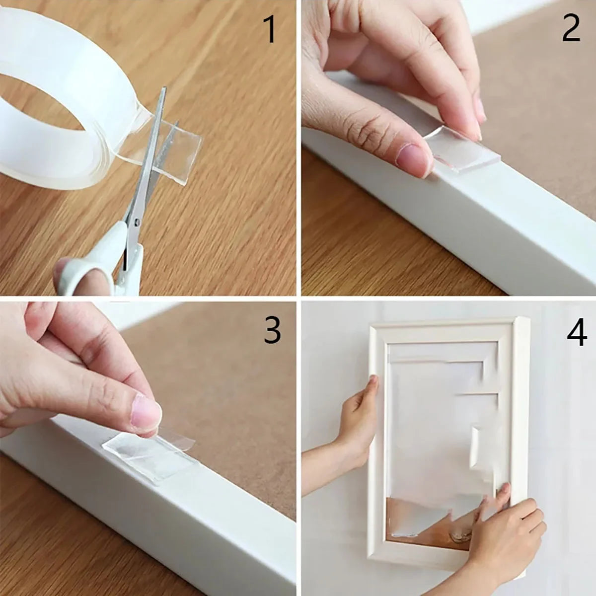 Nano Double-Sided Tape – Heavy Duty, Reusable & Traceless