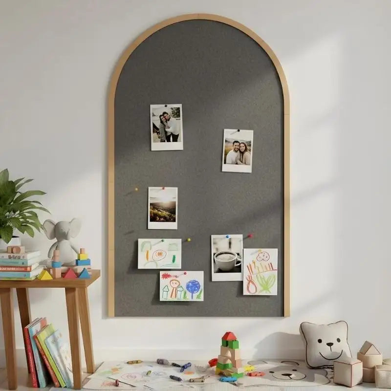Scalloped Wooden Arch Wall Panel