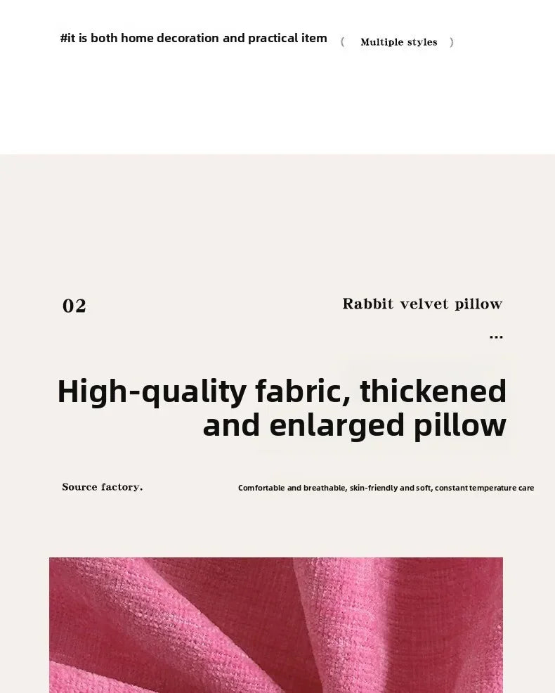 Black Cushion Cover Chenille Throw PillowCover 30/40/45cm Decorative Pillows for Sofa Bed Velvet Luxury Sofa Cushions Home Decor