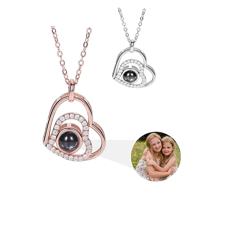 Custom Photo Projection Necklace – Your Picture Hidden Inside