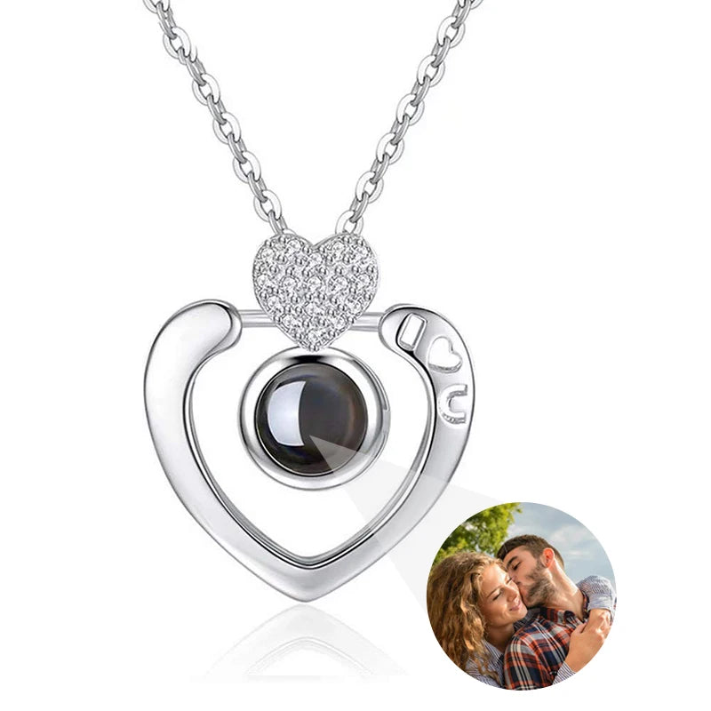 Custom Photo Projection Necklace – Your Picture Hidden Inside