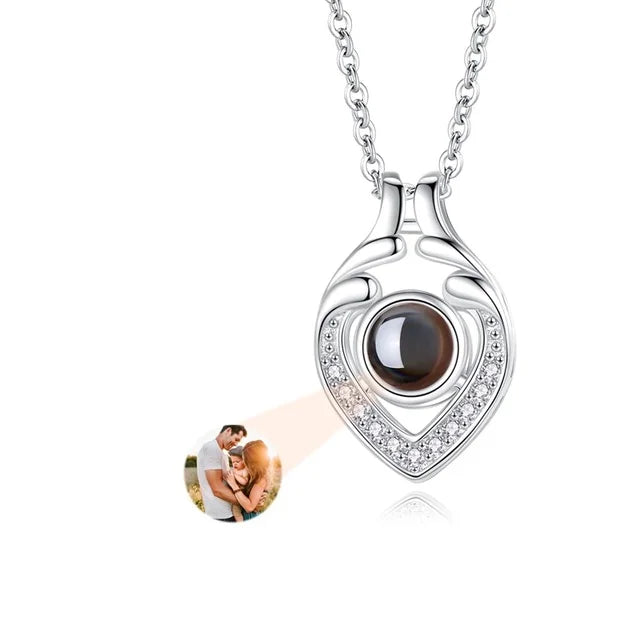 Custom Photo Projection Necklace – Your Picture Hidden Inside