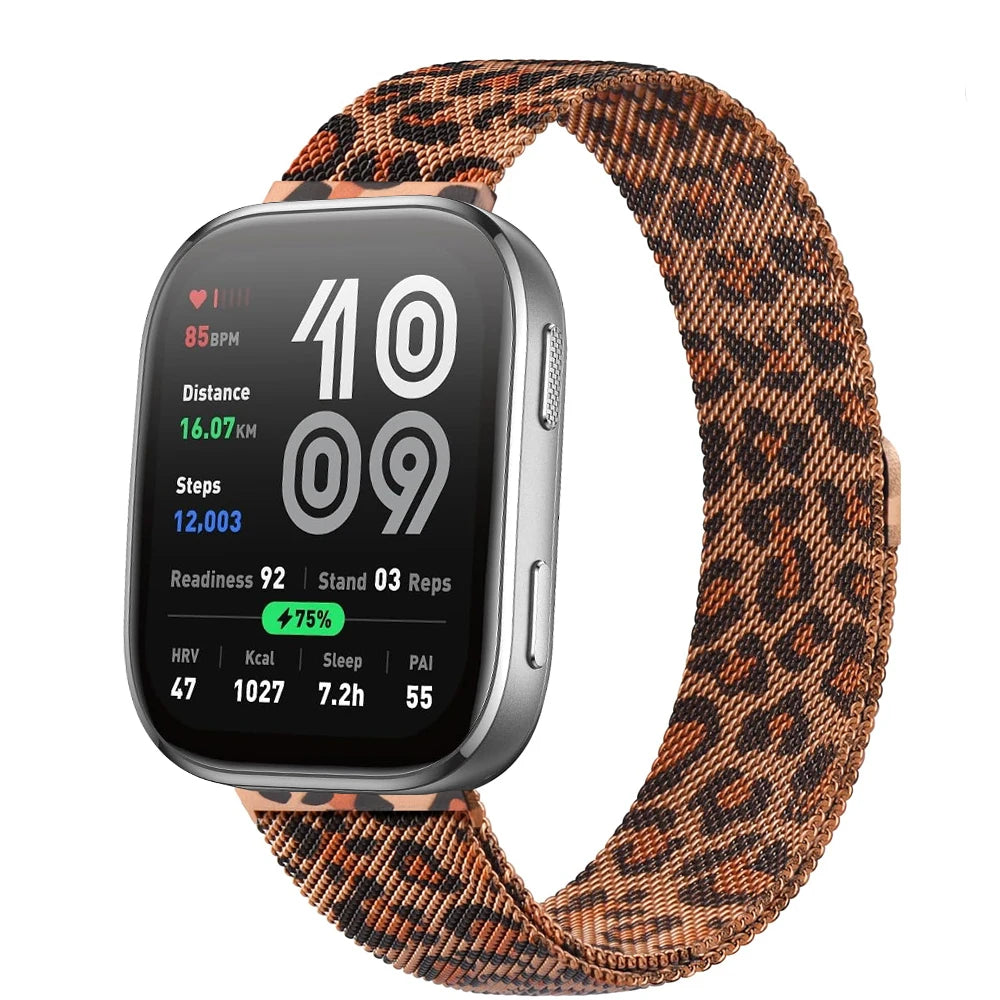Magnetic Metal Mesh Strap for Amazfit Bip 6 (22mm)