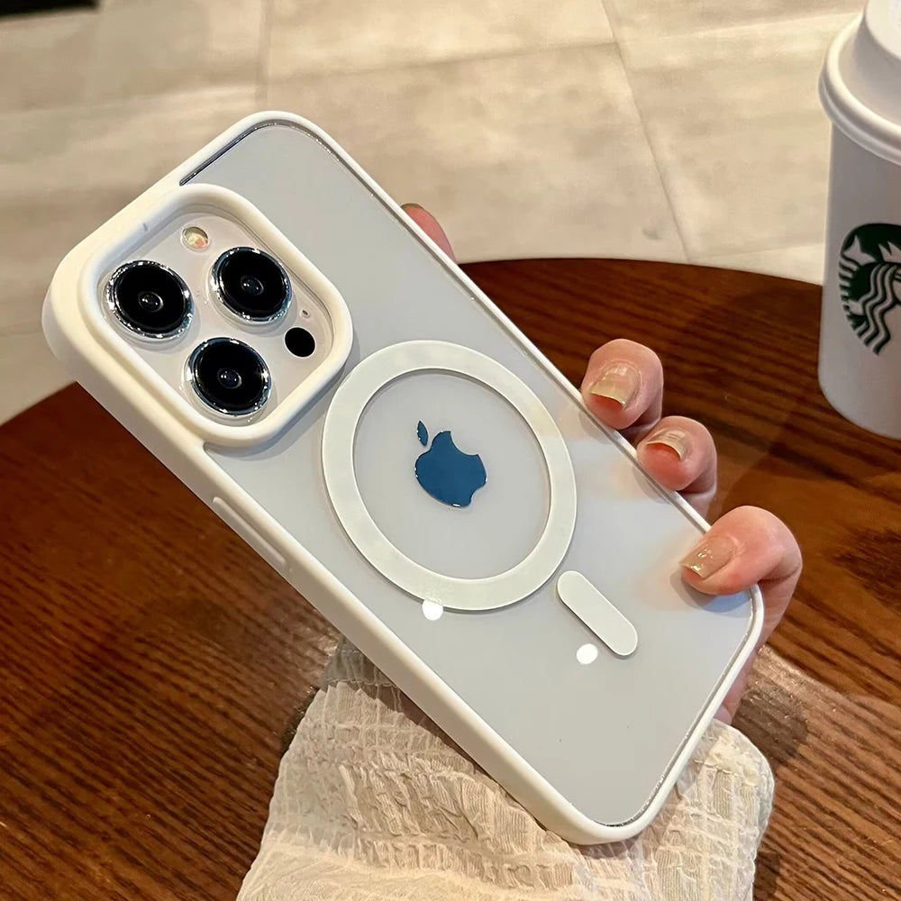 Clear MagSafe Case for iPhone 11–17