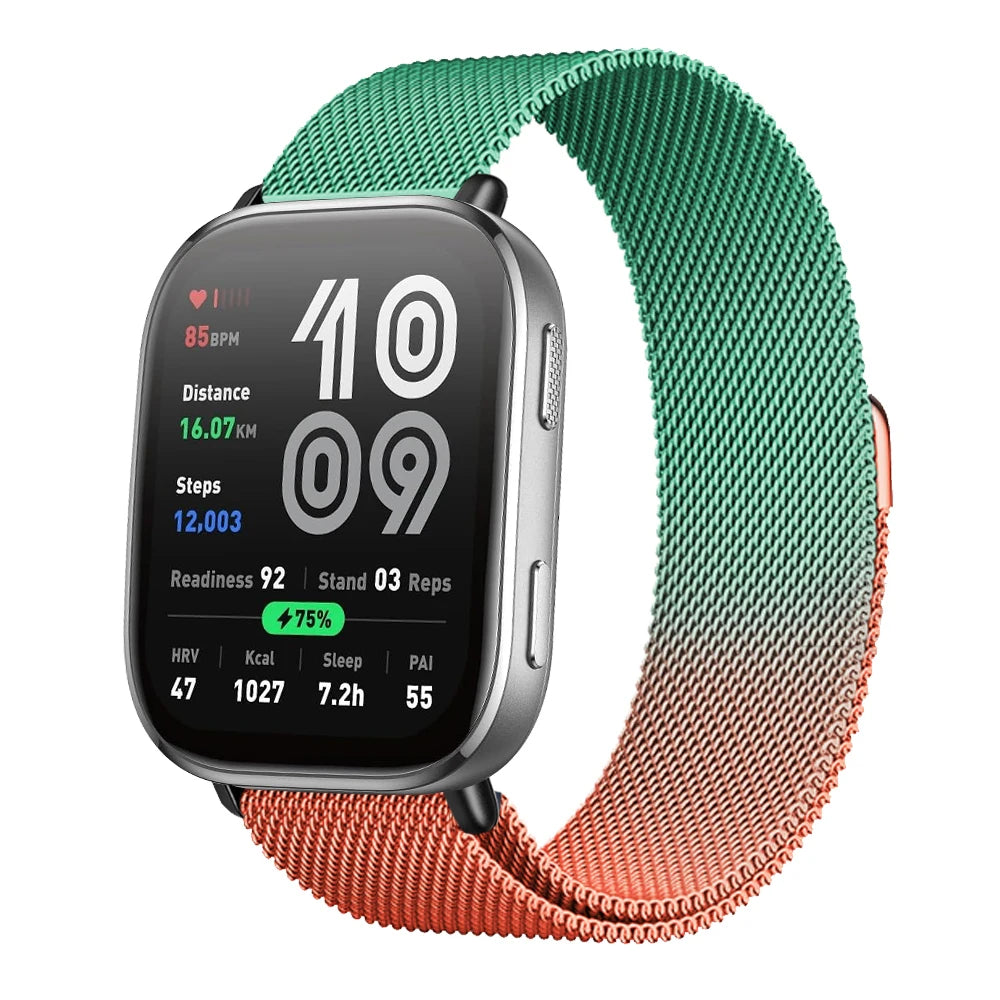 Magnetic Metal Mesh Strap for Amazfit Bip 6 (22mm)